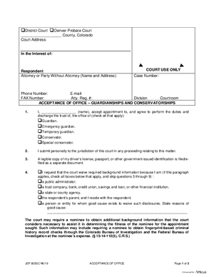 Thumbnail of Colorado Form Acceptance Of Office
