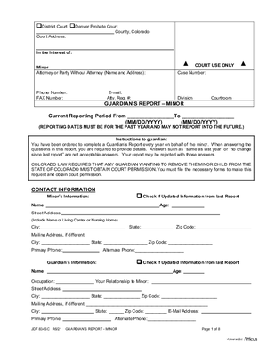 Thumbnail of Colorado Form Guardian's Report