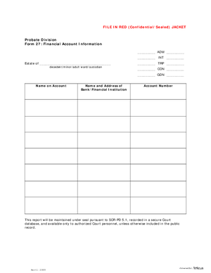 Thumbnail of District of Columbia Form Form 27
