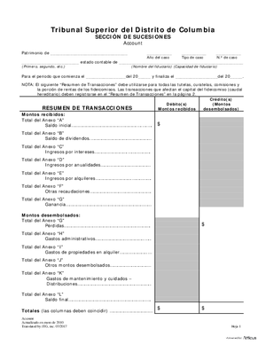 Thumbnail of District of Columbia Form Inventory And Accounting Form (Int) - Account And Order (Es)