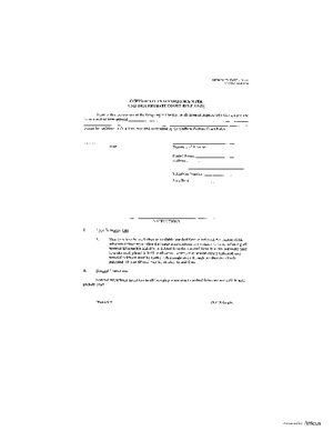 Thumbnail of Georgia Form Certificate In Accordance With Uniform Probate Court Rule 5.9 (D)