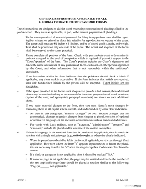 Thumbnail of Georgia Form General Instructions