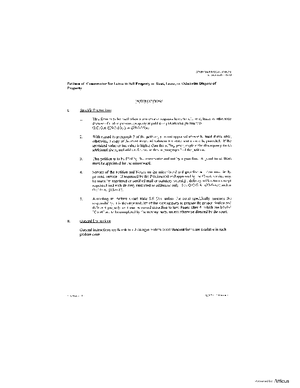 Thumbnail of Georgia Form Petition Of Conservator For Leave To Sell Property Or Rent, Lease, Or Otherwise Dispose Of Property