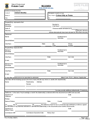 Thumbnail of Rhode Island Form Receiver